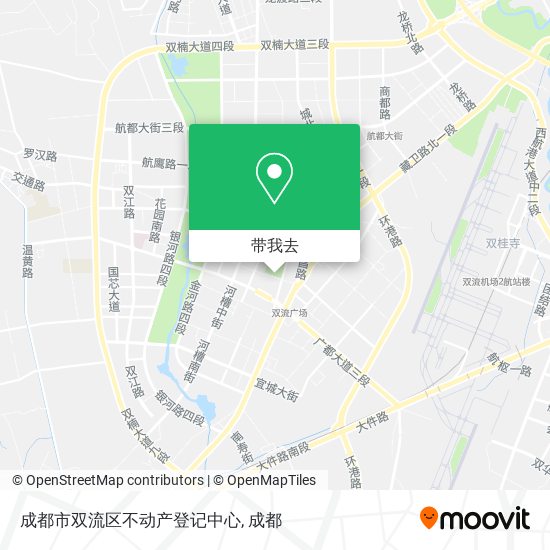 成都市双流区不动产登记中心地图