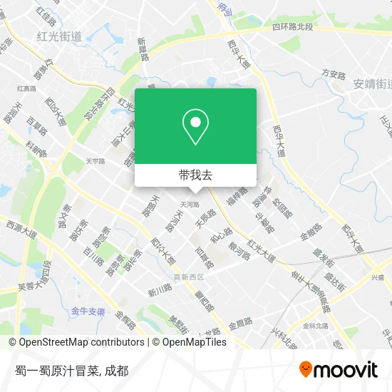 蜀一蜀原汁冒菜地图