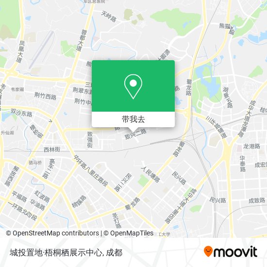 城投置地·梧桐栖展示中心地图