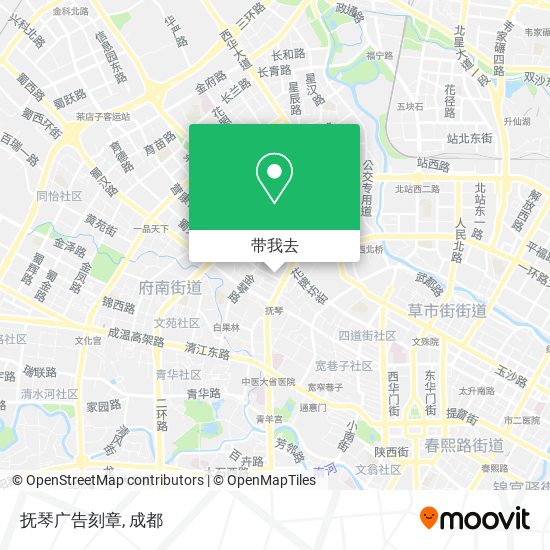 抚琴广告刻章地图