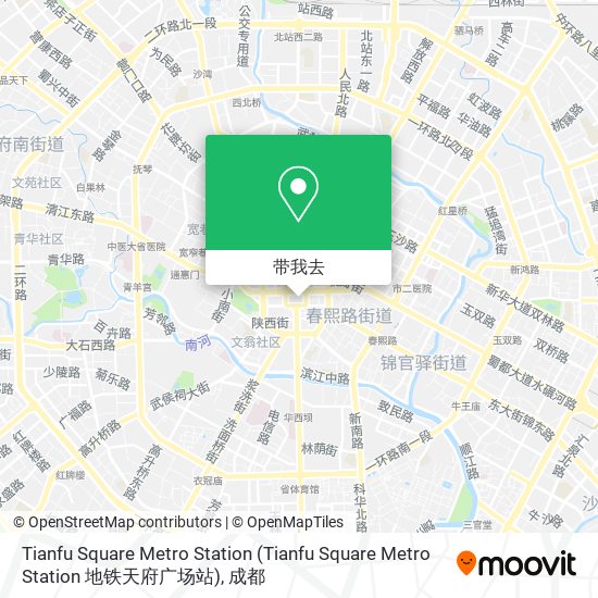 Tianfu Square Metro Station地图