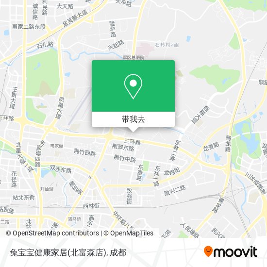 兔宝宝健康家居(北富森店)地图