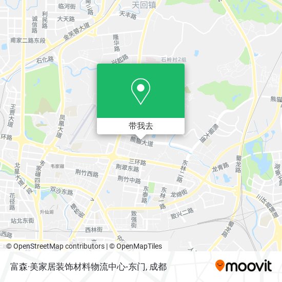富森·美家居装饰材料物流中心-东门地图