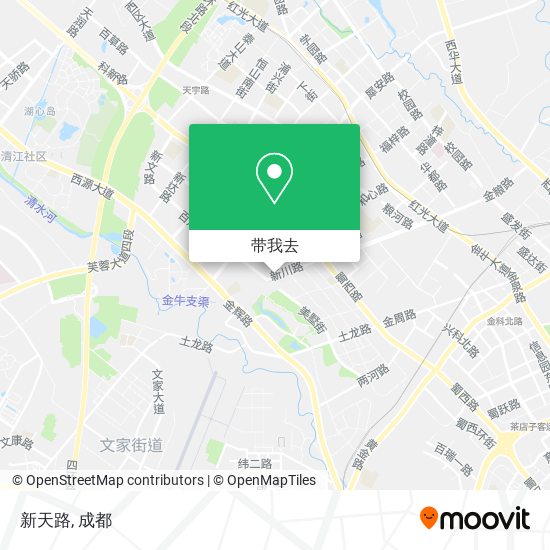 新天路地图