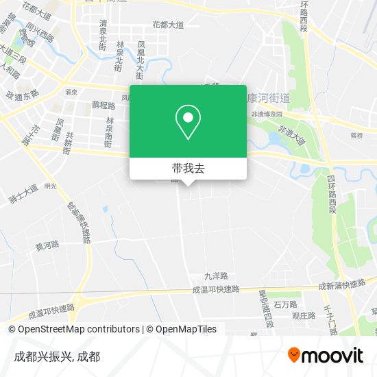 成都兴振兴地图