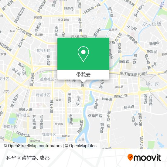 科华南路辅路地图