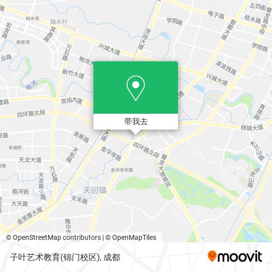 子叶艺术教育(锦门校区)地图