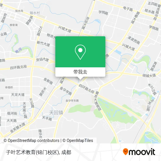 子叶艺术教育(锦门校区)地图