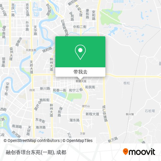 融创香璟台东苑(一期)地图