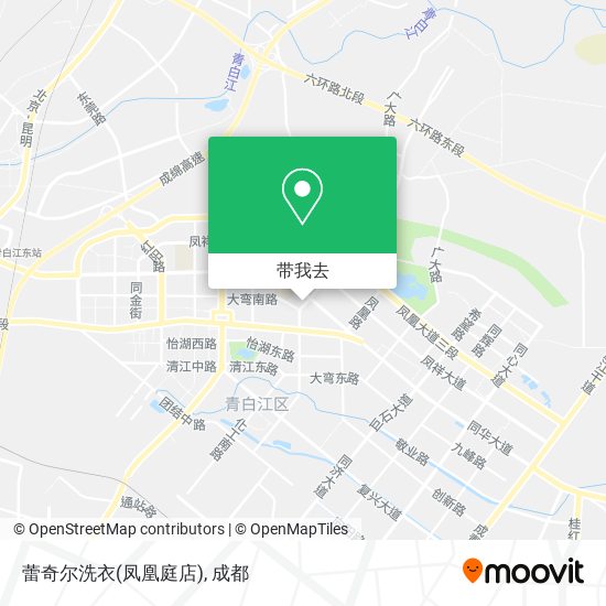 蕾奇尔洗衣(凤凰庭店)地图