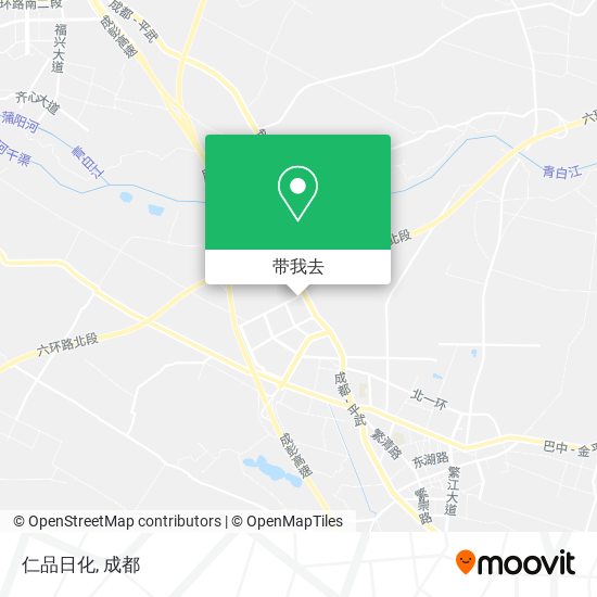 仁品日化地图