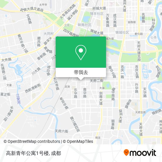 高新青年公寓1号楼地图