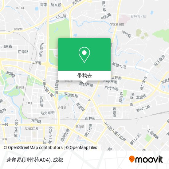 速递易(荆竹苑A04)地图