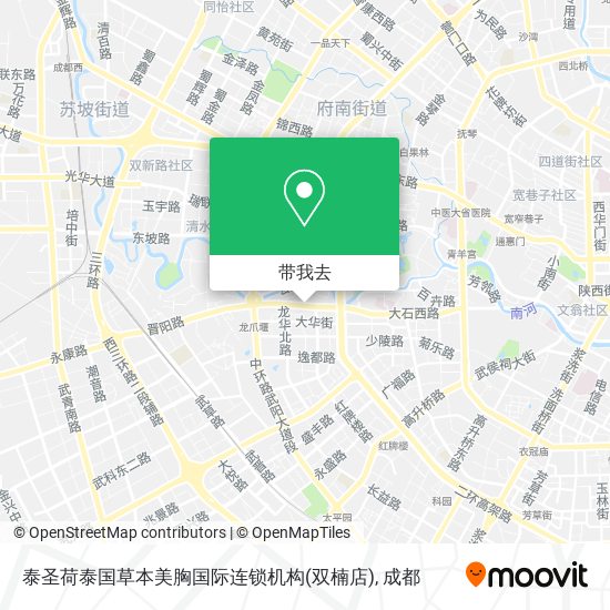 泰圣荷泰国草本美胸国际连锁机构(双楠店)地图