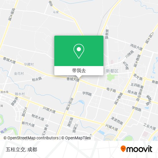 五桂立交地图