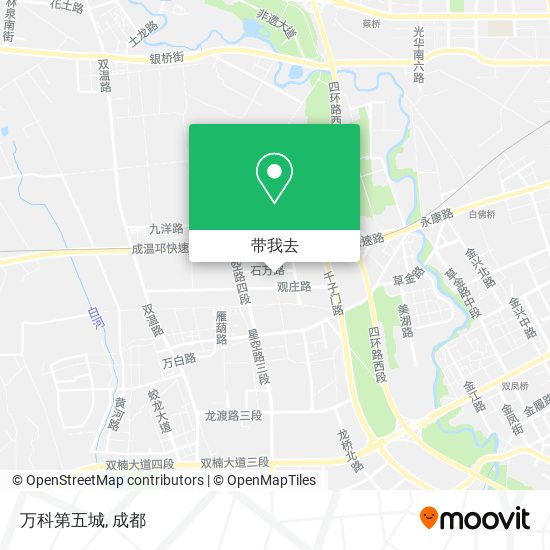 万科第五城地图