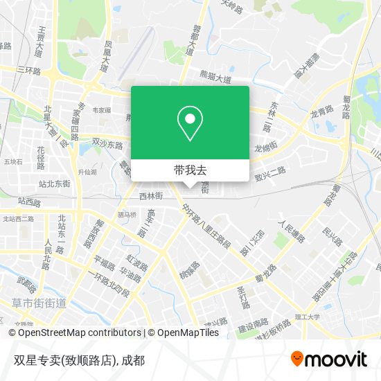 双星专卖(致顺路店)地图