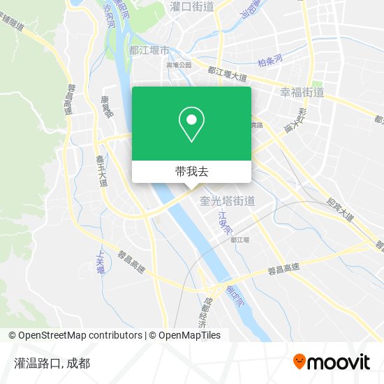 灌温路口地图