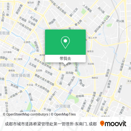 成都市城市道路桥梁管理处第一管理所-东南门地图