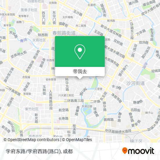 学府东路/学府西路(路口)地图