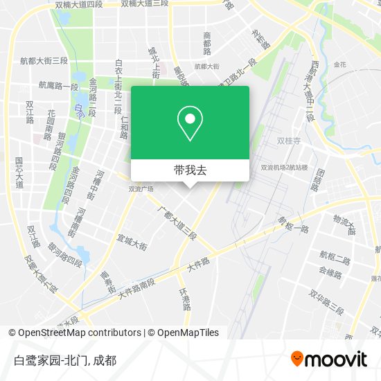 白鹭家园-北门地图
