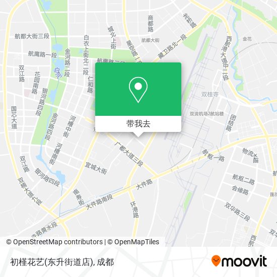 初槿花艺(东升街道店)地图