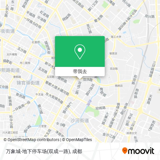 万象城-地下停车场(双成一路)地图