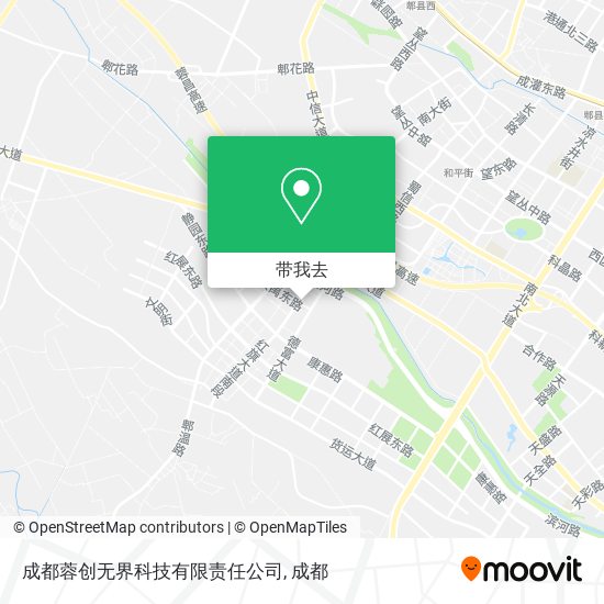 成都蓉创无界科技有限责任公司地图