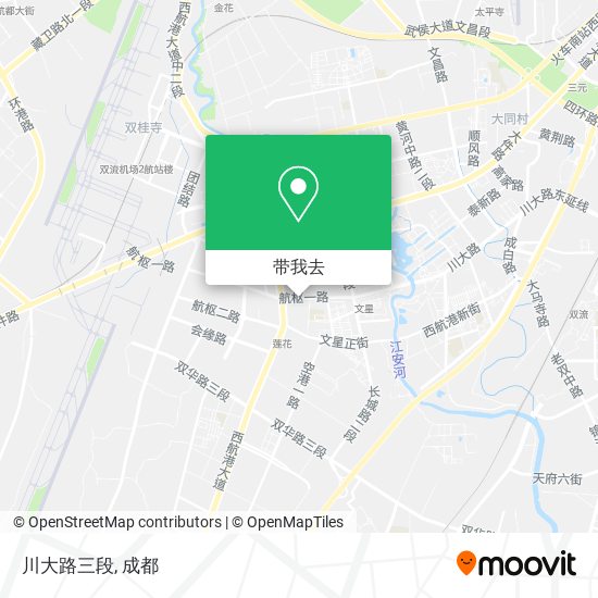 川大路三段地图