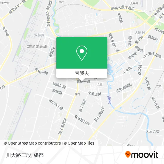 川大路三段地图
