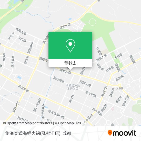 集渔泰式海鲜火锅(驿都汇店)地图