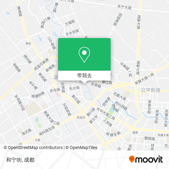 和宁街地图