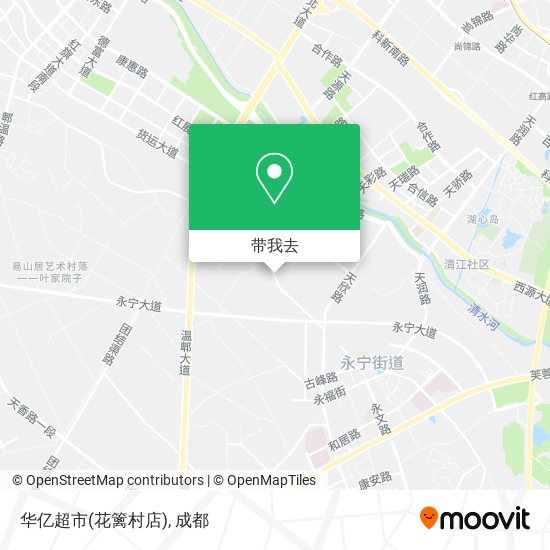 华亿超市(花篱村店)地图