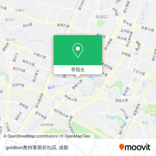 goldlion奥特莱斯折扣店地图