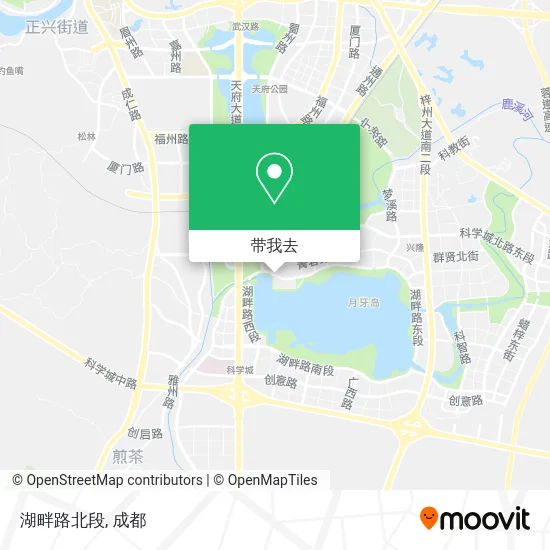 湖畔路北段地图