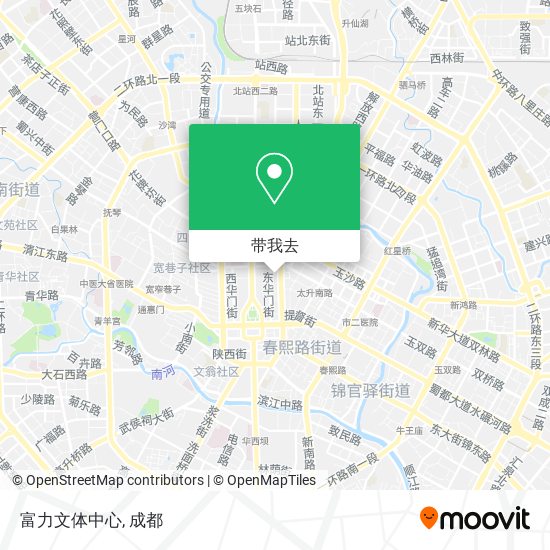 富力文体中心地图