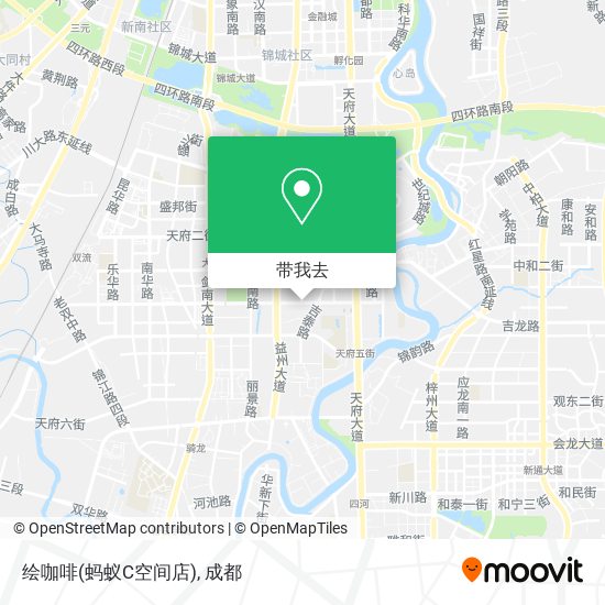 绘咖啡(蚂蚁C空间店)地图