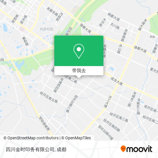 四川金时印务有限公司地图
