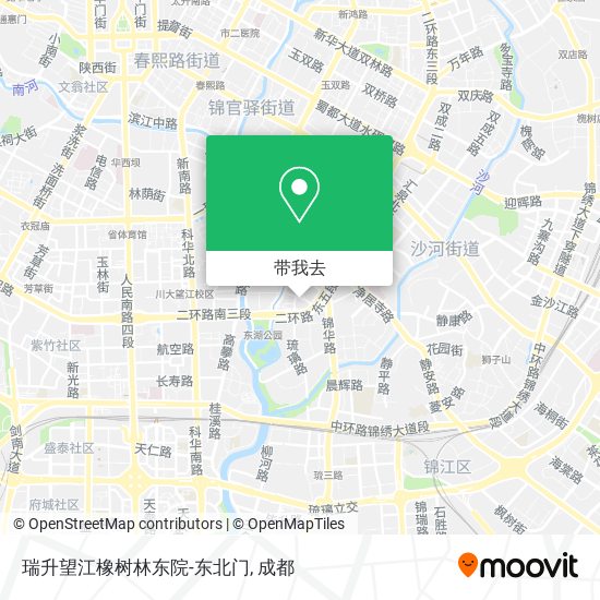 瑞升望江橡树林东院-东北门地图
