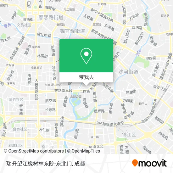 瑞升望江橡树林东院-东北门地图