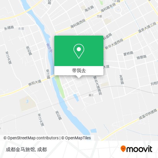 成都金马旅馆地图
