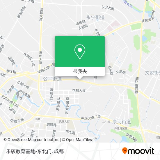 乐硕教育基地-东北门地图