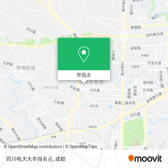 四川电大大丰报名点地图