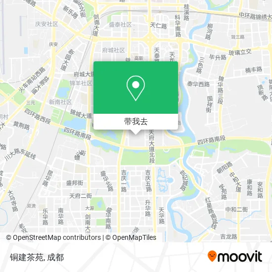 铜建茶苑地图