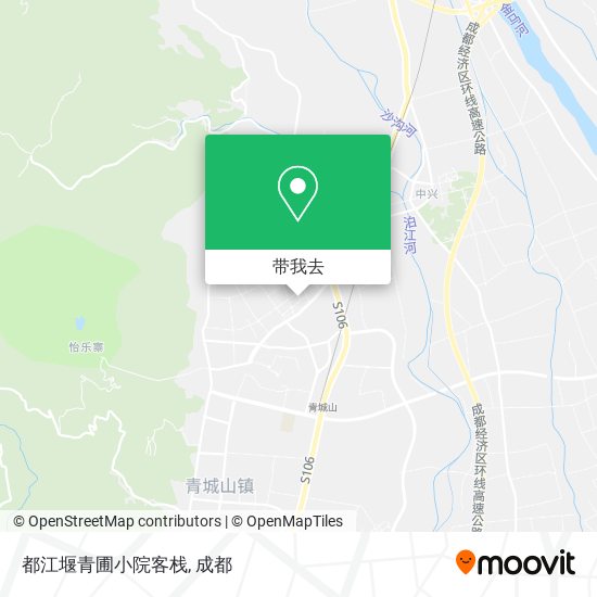 都江堰青圃小院客栈地图