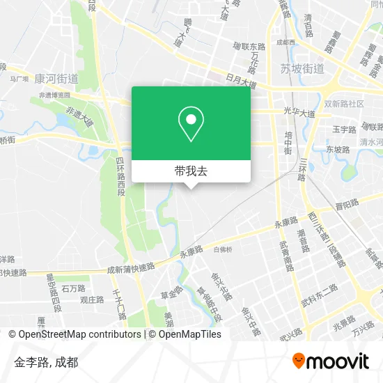 金李路地图