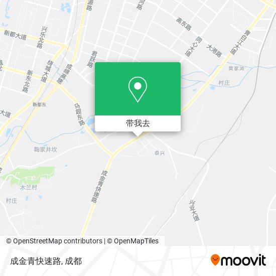 成金青快速路地图
