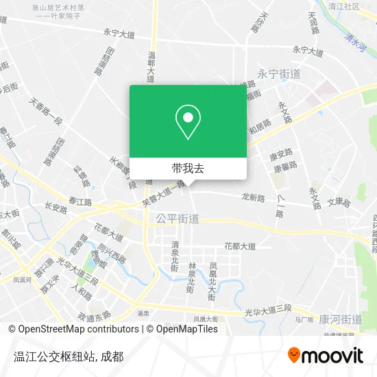 温江公交枢纽站地图