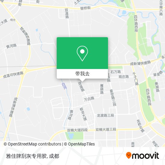 雅佳牌刮灰专用胶地图