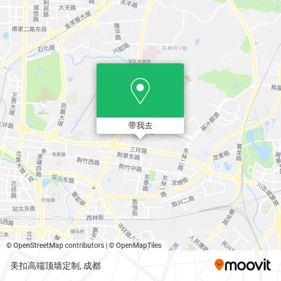 美扣高端顶墙定制地图
